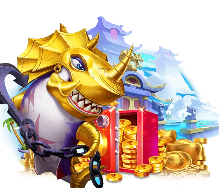 Hình ảnh các đồng tiền vàng và biểu tượng khuyến mãi trong game bắn cá rl79